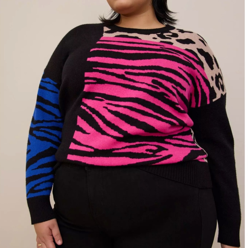Multi-color Torrid sweater
